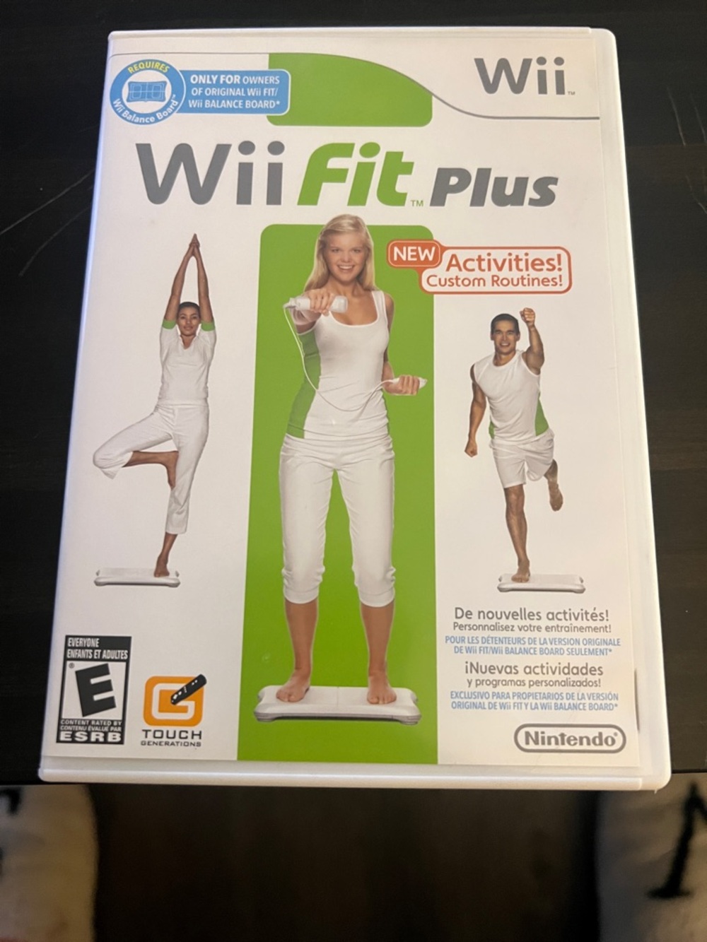 Nintendo Wii Fit Plus — White & Green Cover
